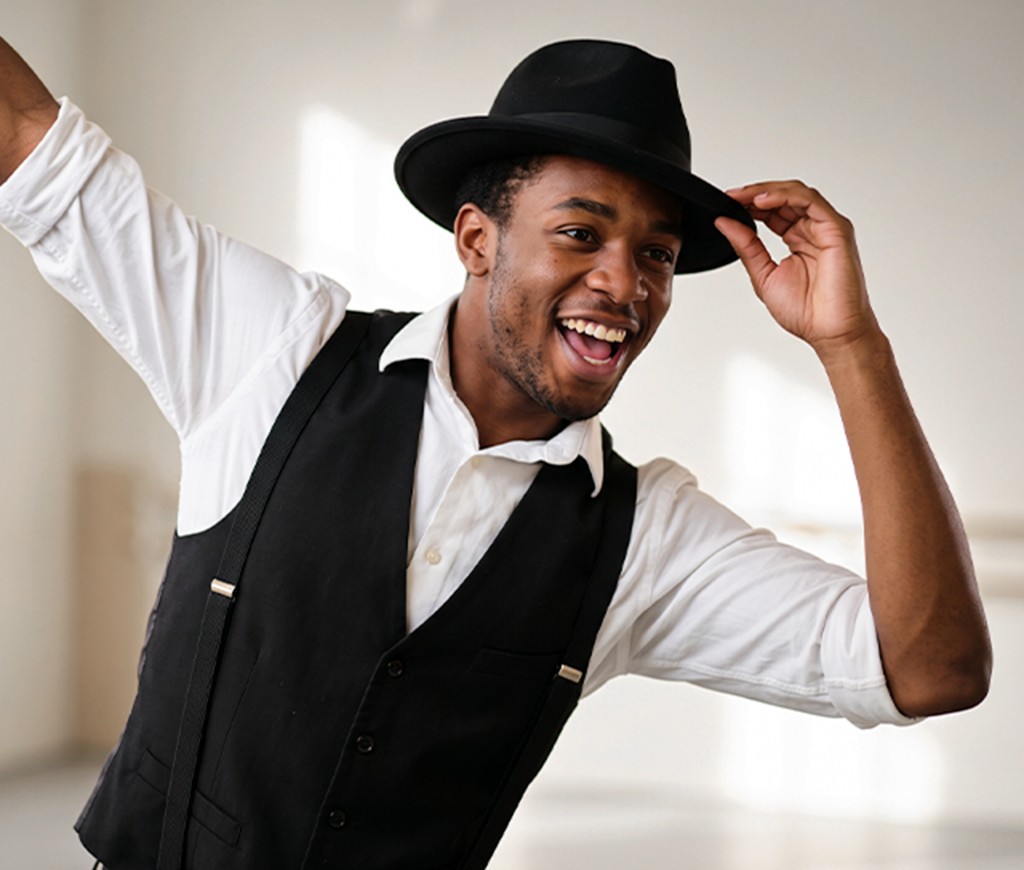 Musical theatre dancer in class